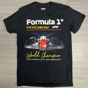 Hybrid Apparel Black Formula 1 Graphic Tee